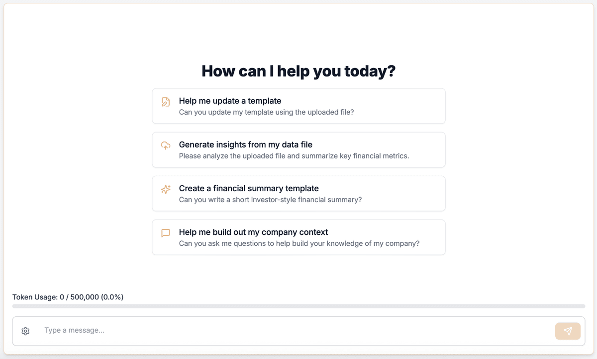 Craft the story behind the numbers.
